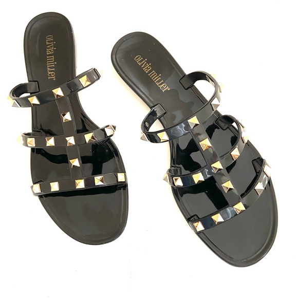 olivia miller femme fatale jelly sandal